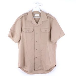Vintage 70s Army Double Pocket Officer Shirt